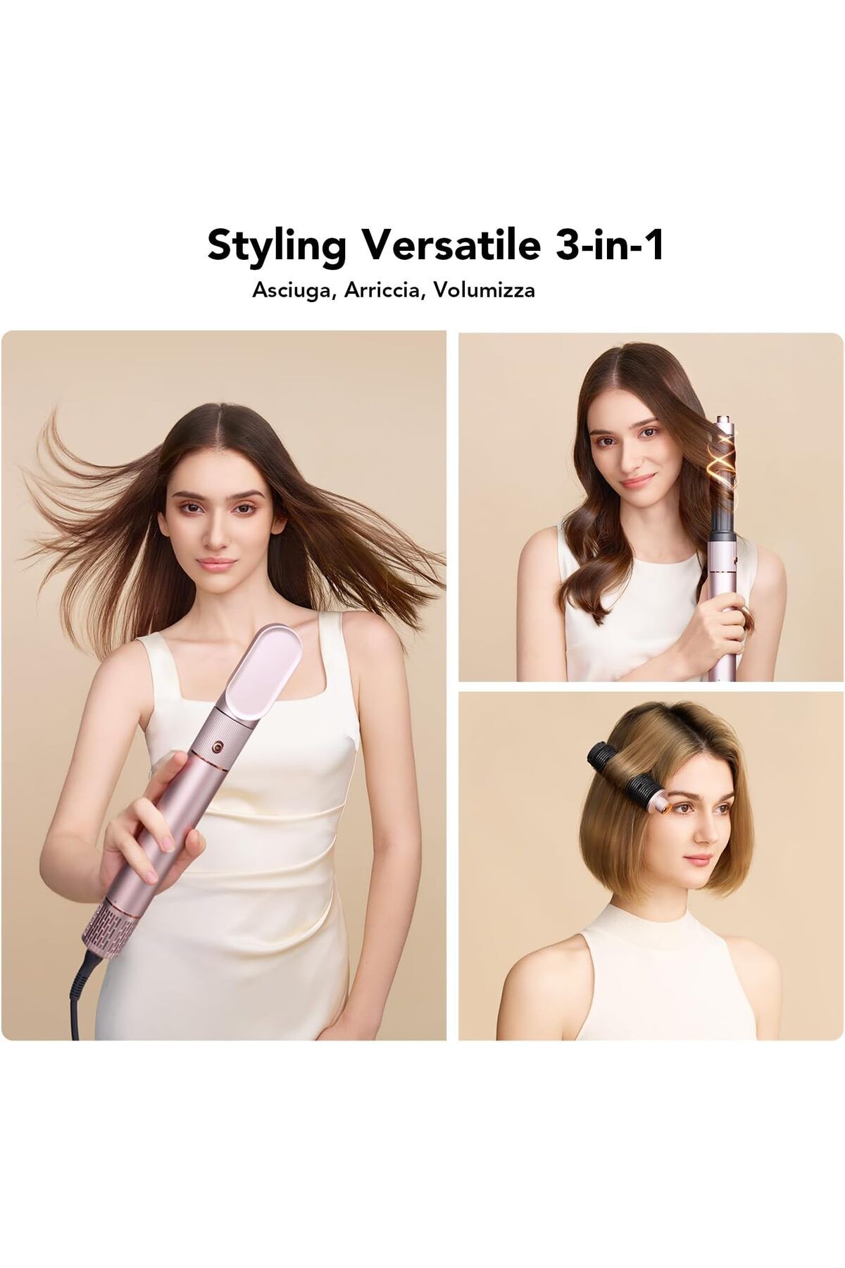 Jimmy-HF9 3 in 1 Multi-hair Styler with Fast Drying, Curling and Fluffing 3