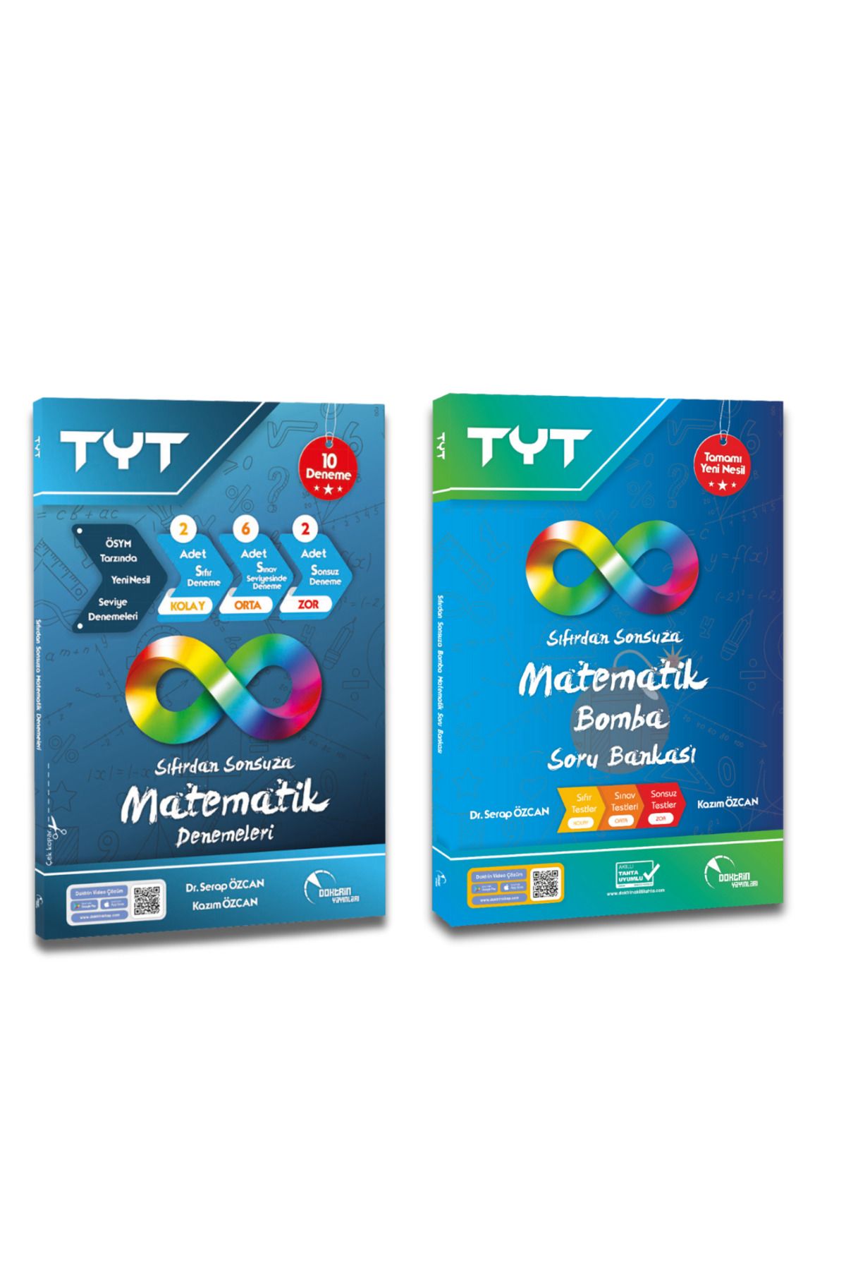 Doktrin Yayınları Sıfırdan Sonsuza TYT Matematik Seti (TYT Matematik Bomba Soru Bankası + TYT Matematik Denemeleri)