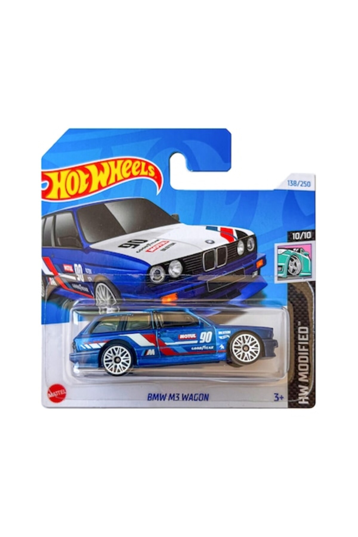 Masinuta metalica Hot Wheels, BMW M3 Wagon, 1:64, Albastru