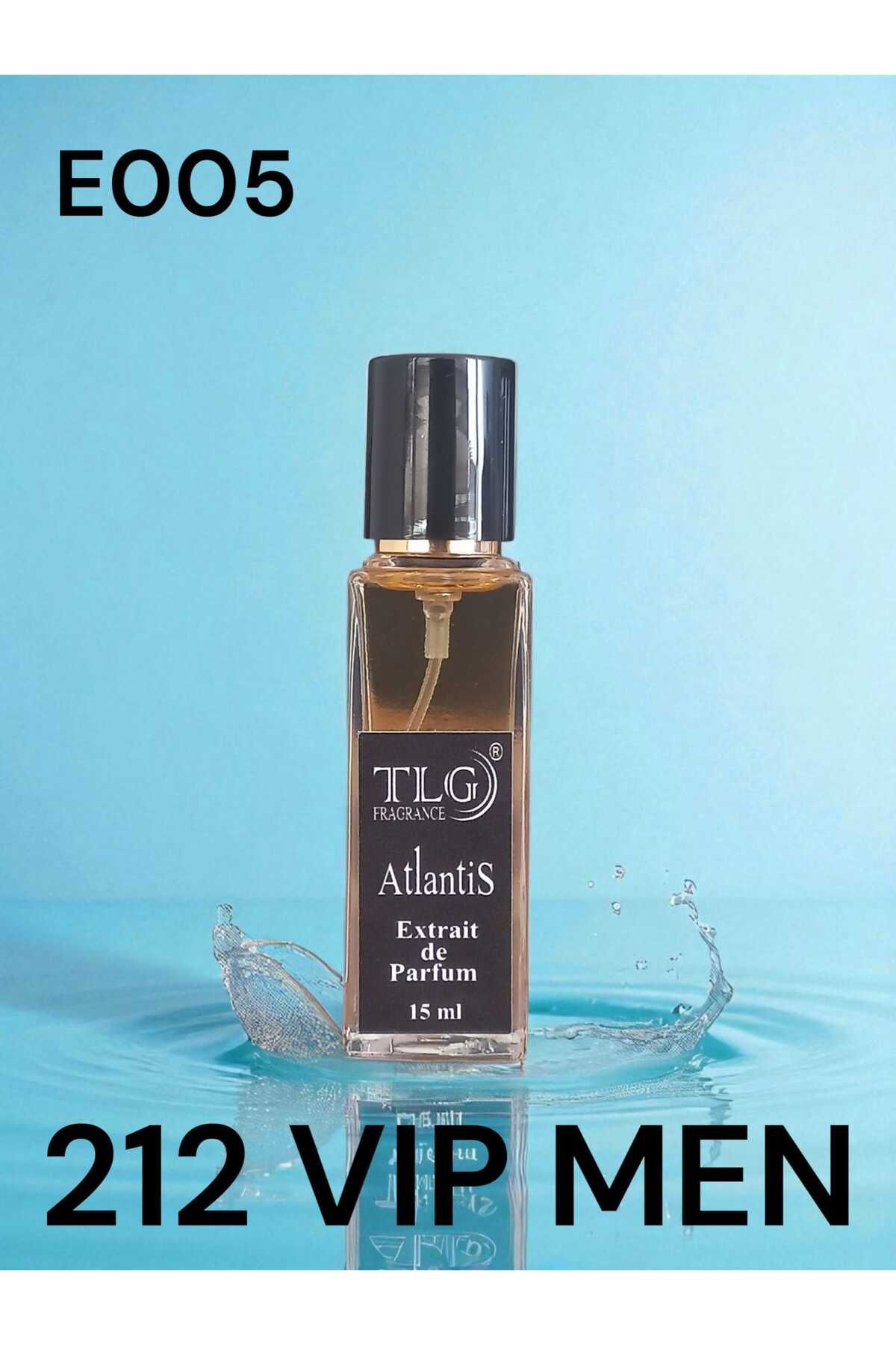 TLG TLGE005 212 VIP Men Extrait Erkek Parfümü, 15 ml (Cep Boyu)