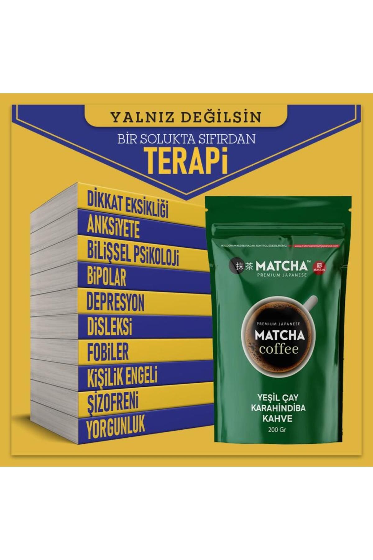 nesnel yayınlar Terapi 10 Kitap Bir Arada ve Matcha Kahve