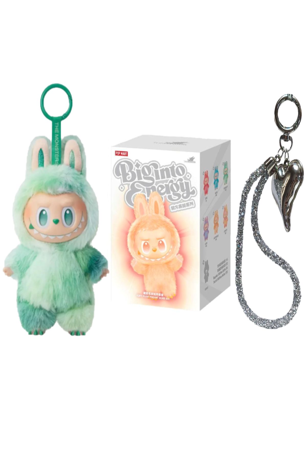 FO Labubu Oyuncak Labubu Peluş Bebek Peluş Oyuncak Labubu Anahtarlık, Charm Hediyeli