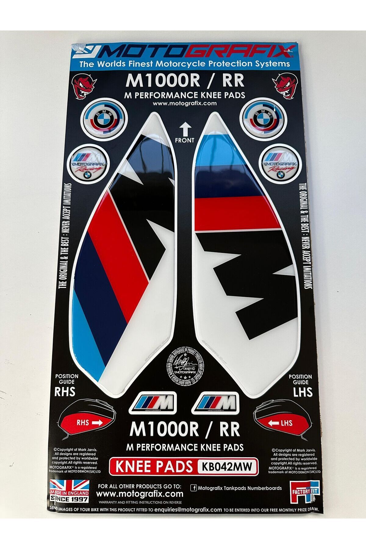 motografix M Performance Tank Pads (BMW M 1000 R/RR)