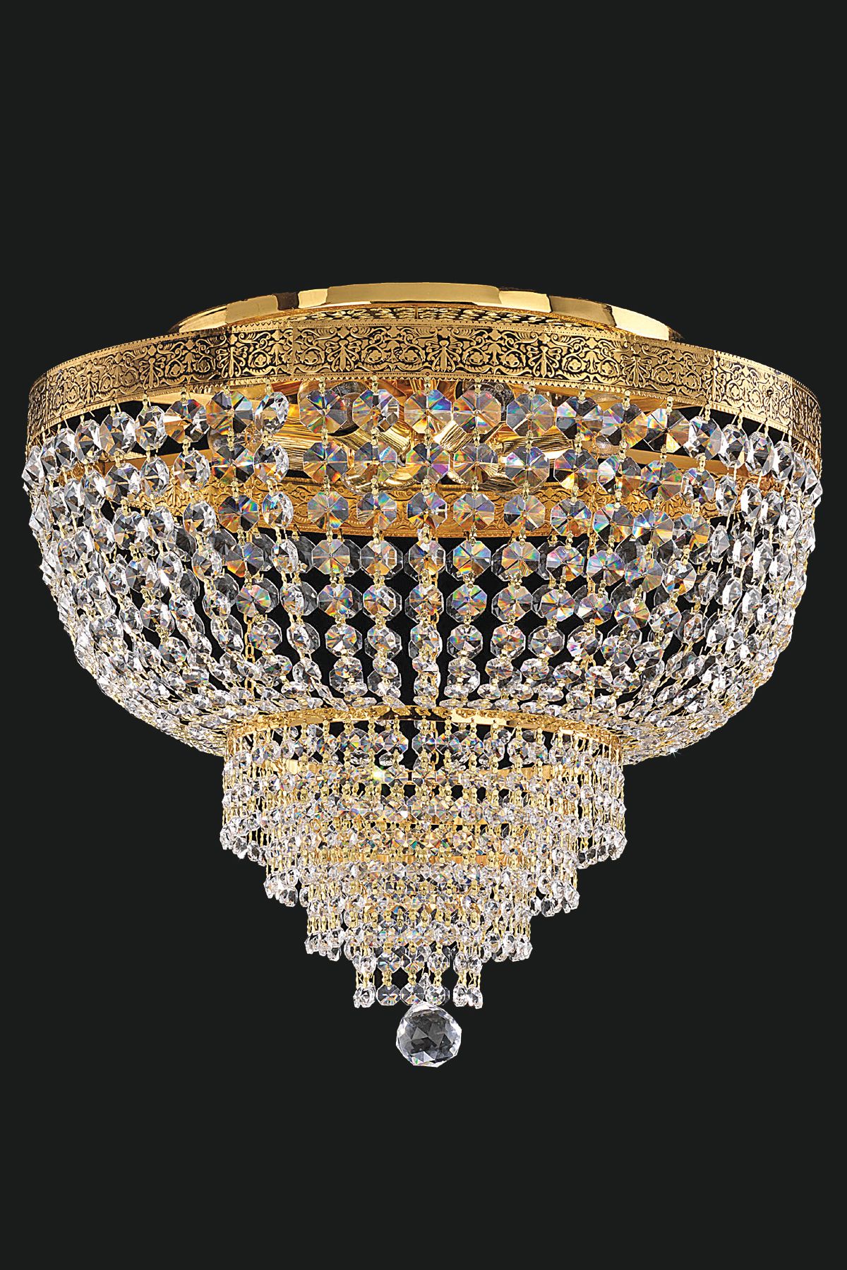 Avize çarşısı Avize çarşısı Satelite Kristal Avize Gold BS.2814-58-60