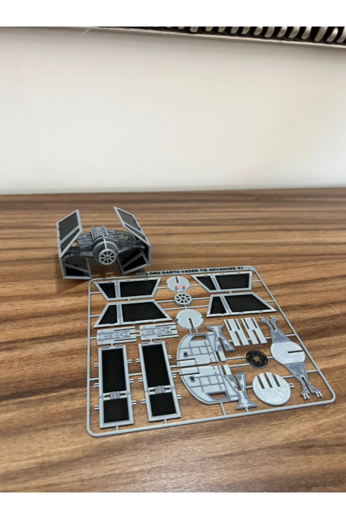 PUREYSMA-Tie Advanced X1 Kit Model | Star Wars Darth Vader Spaceship Model Toy |   Installable Set 2
