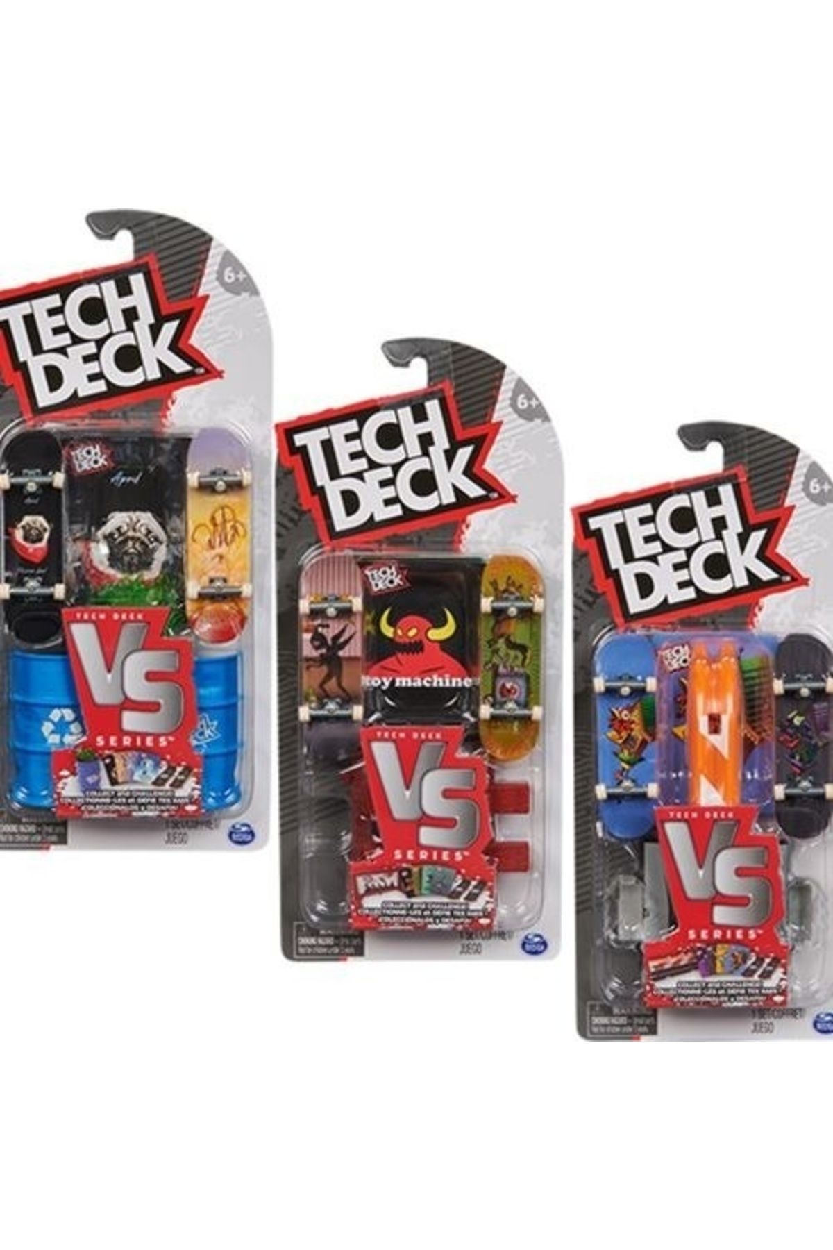SPIN MASTERR-Set of 2 mini skateboards with obstacle, Tech Deck, Model 2 3