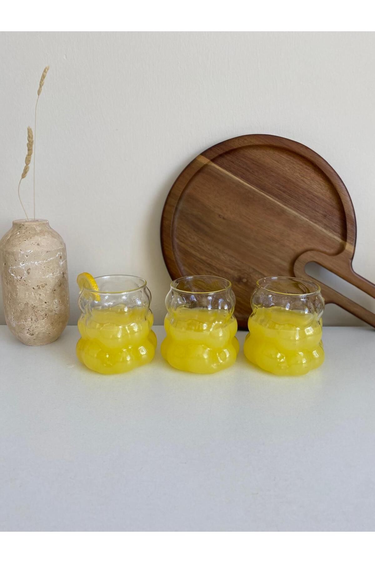 LEONEV 3LÜ BOROSİLİKAT ÜZÜM BARDAK 400 ML