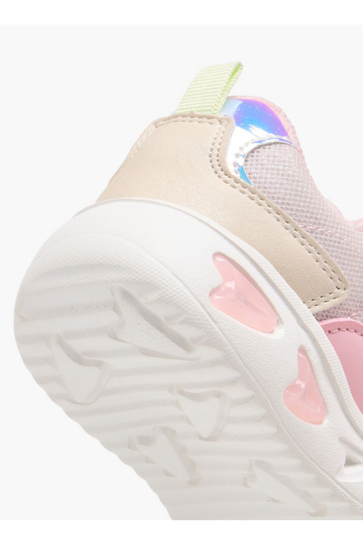 Flora Bella by Shoexpress-Girls Colourblock Light-Up Sneakers with Hook and Loop Closure 6