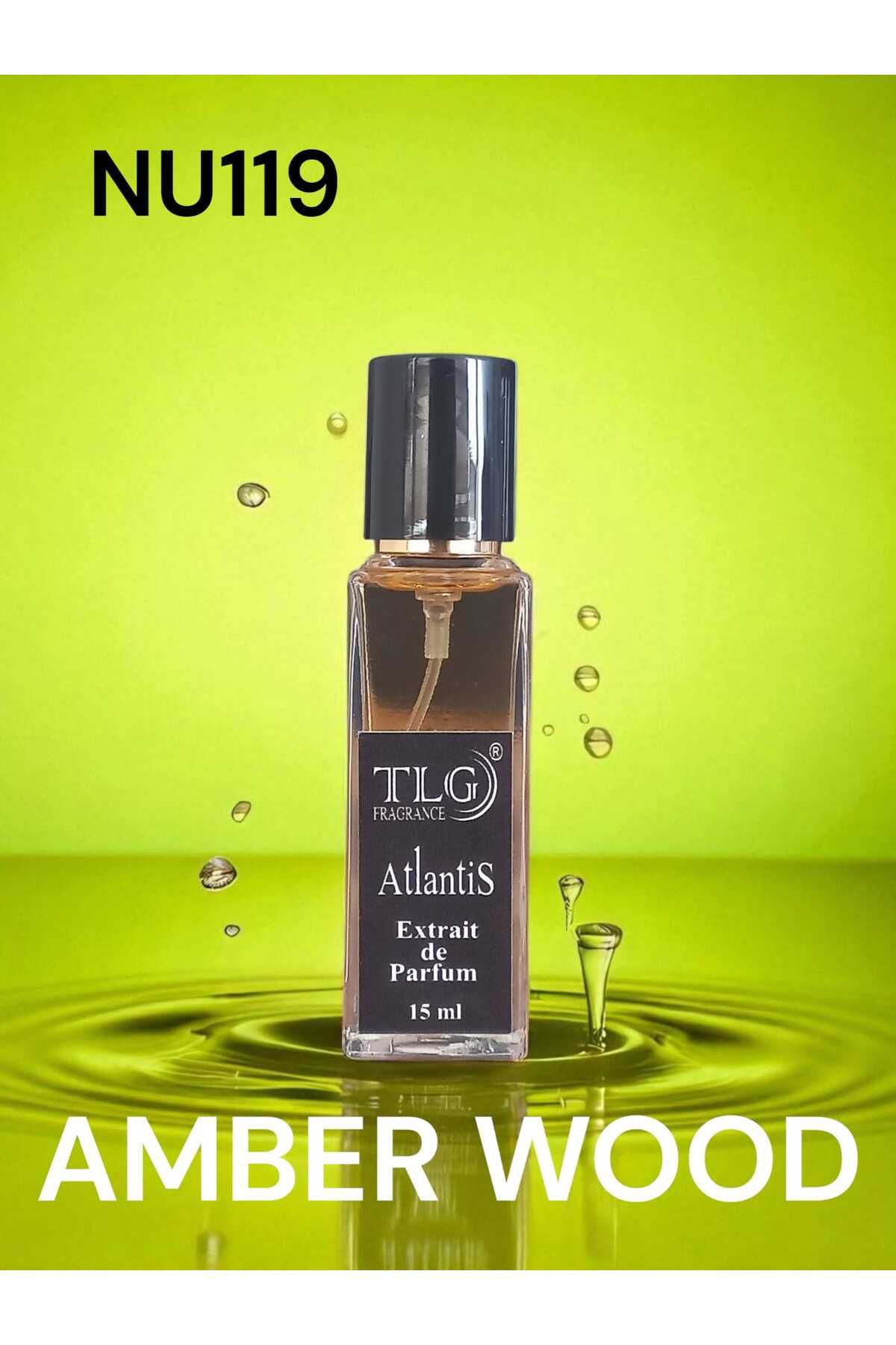 TLG TLGNU119e015 Amber Wood Niche Extrait Unisex Parfüm, 15 ml (Cep Boyu)
