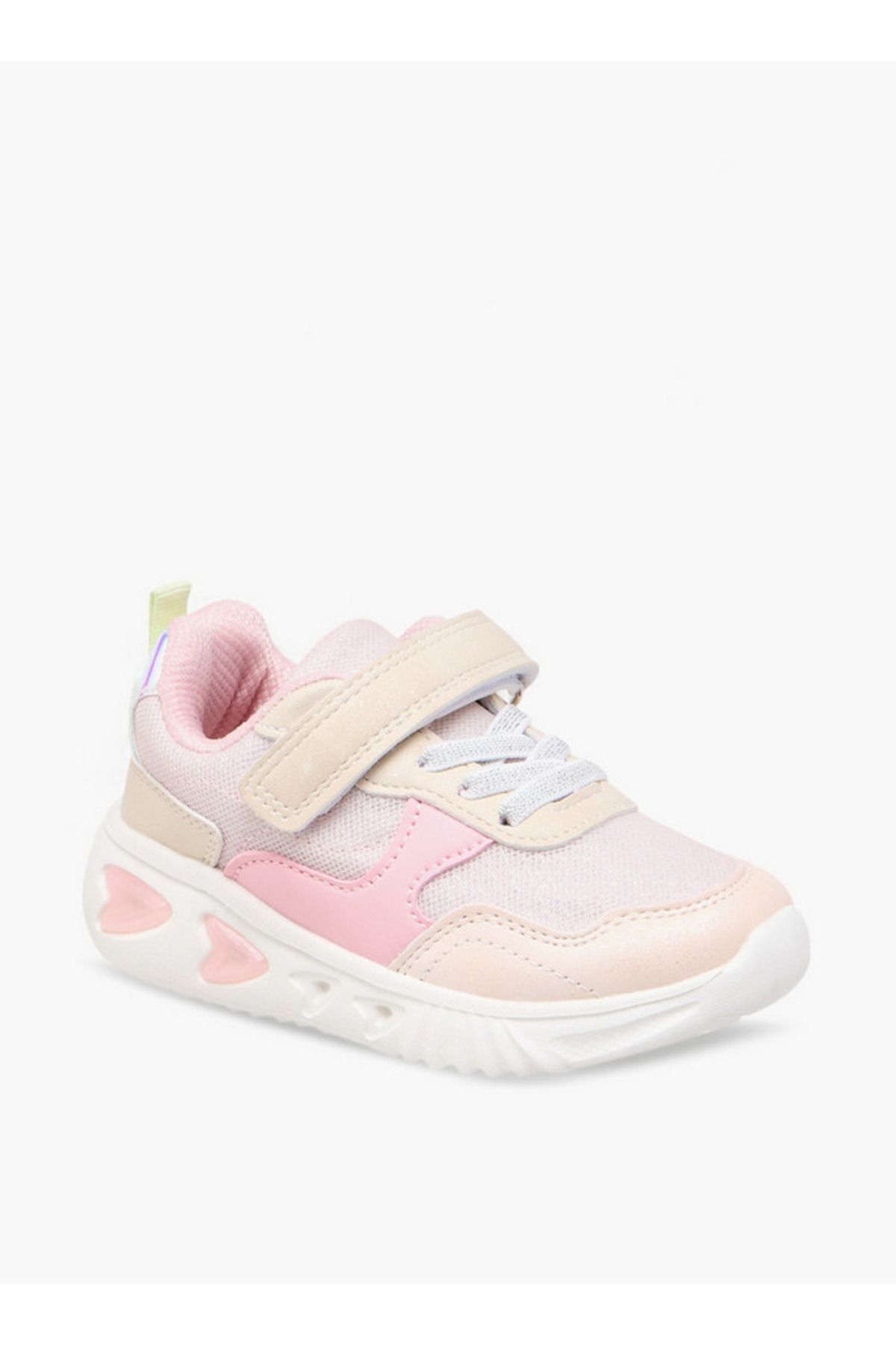 Flora Bella by Shoexpress-Girls Colourblock Light-Up Sneakers with Hook and Loop Closure 2