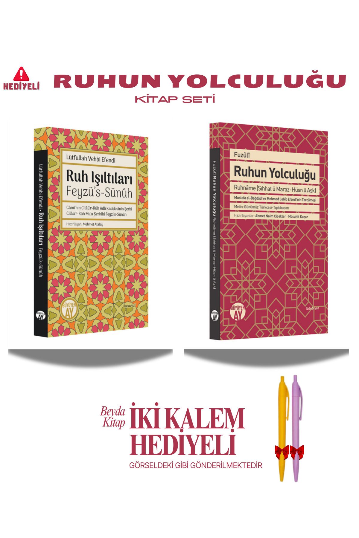 Büyüyen Ay Yayınları Ruh Işıltıları - Ruhun Yolculuğu - Kitap Seti - Kalem Hediyeli