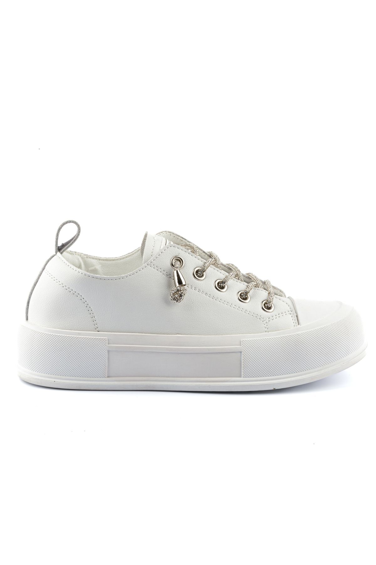 Guja Kadın Hakiki Deri Taş Bağcıklı Sneaker