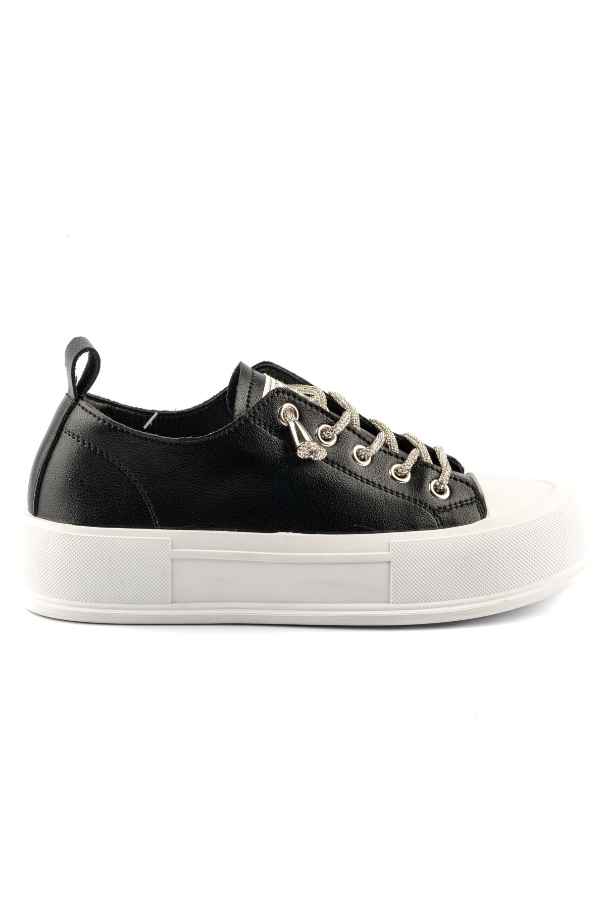 Guja Kadın Hakiki Deri Taş Bağcıklı Sneaker