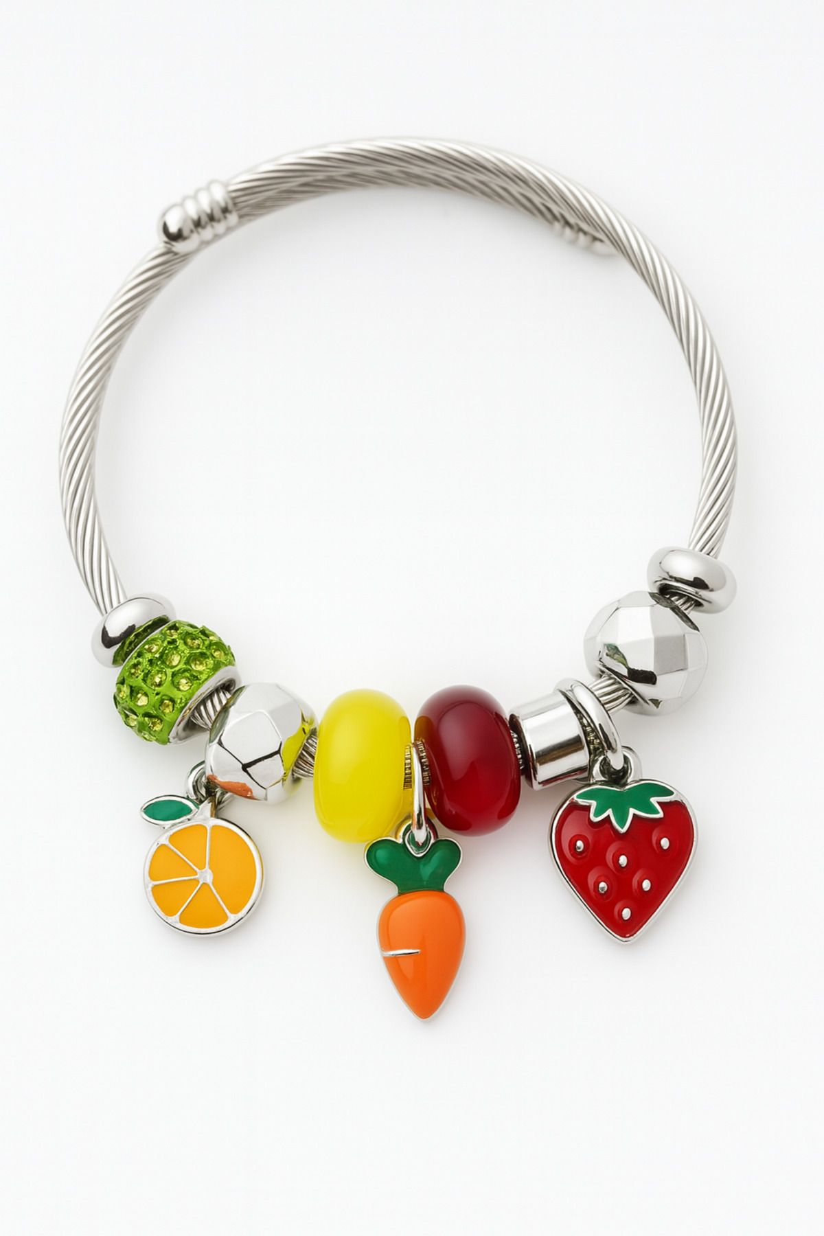 MakeWell Charm'lı Kararmaz Paslanmaz Çelik Charm'lı Bileklik