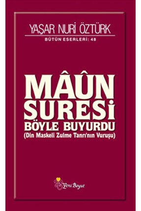 Yeni Boyut Yayınları Maun Suresi Bütün Eserleri 48