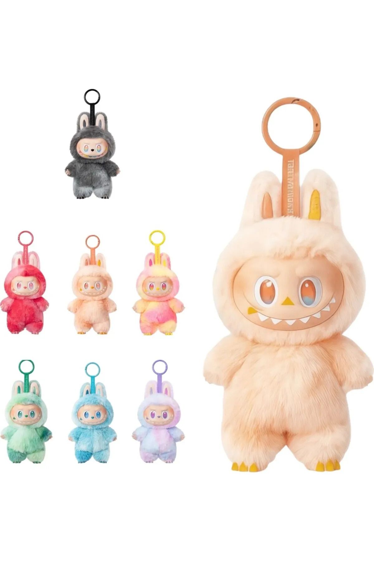 WENTER Labubu Anahtarlık Kutulu Rastgele Sürpriz Oyuncak Peluş Bebek Model