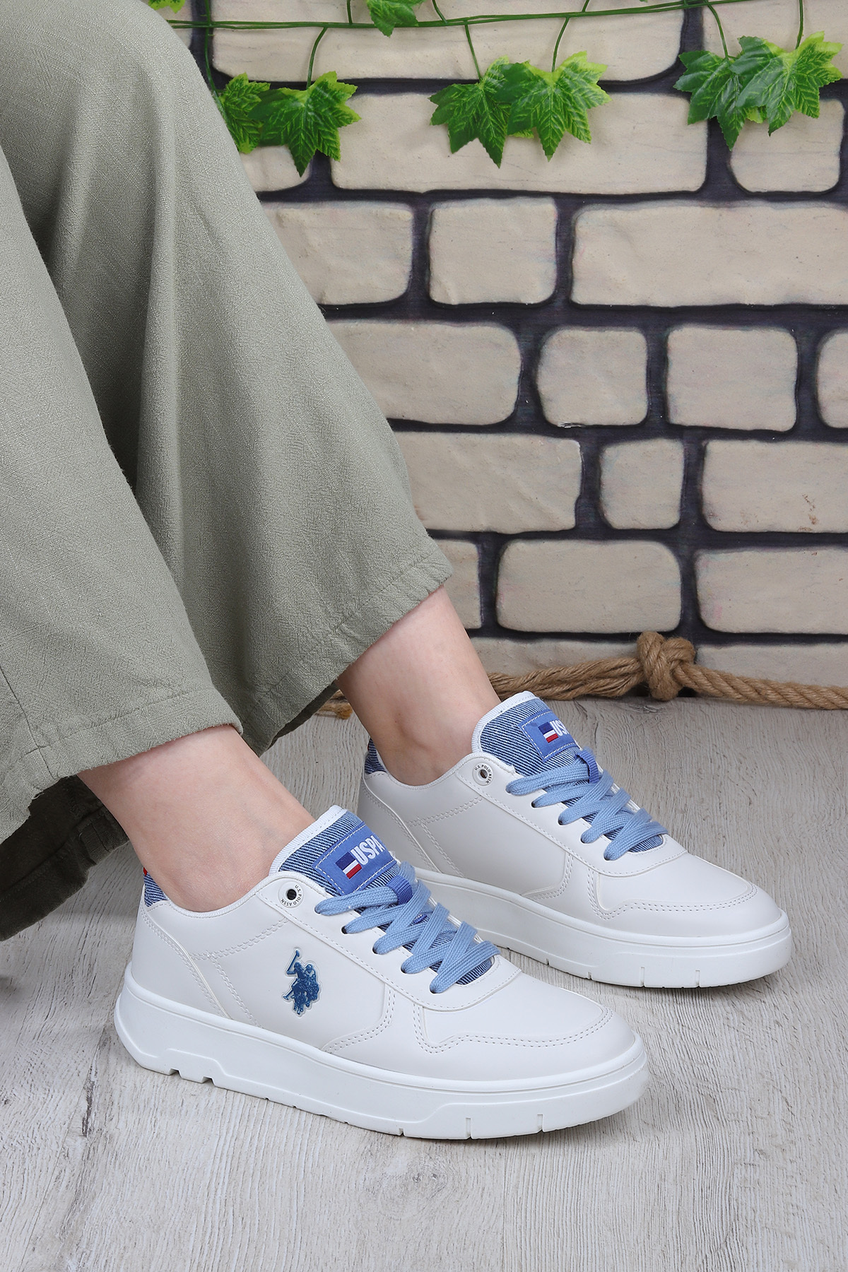 یو اس پولو کفش ورزشی زنانه راحت و راحت، کفش ورزشی گاه به گاه