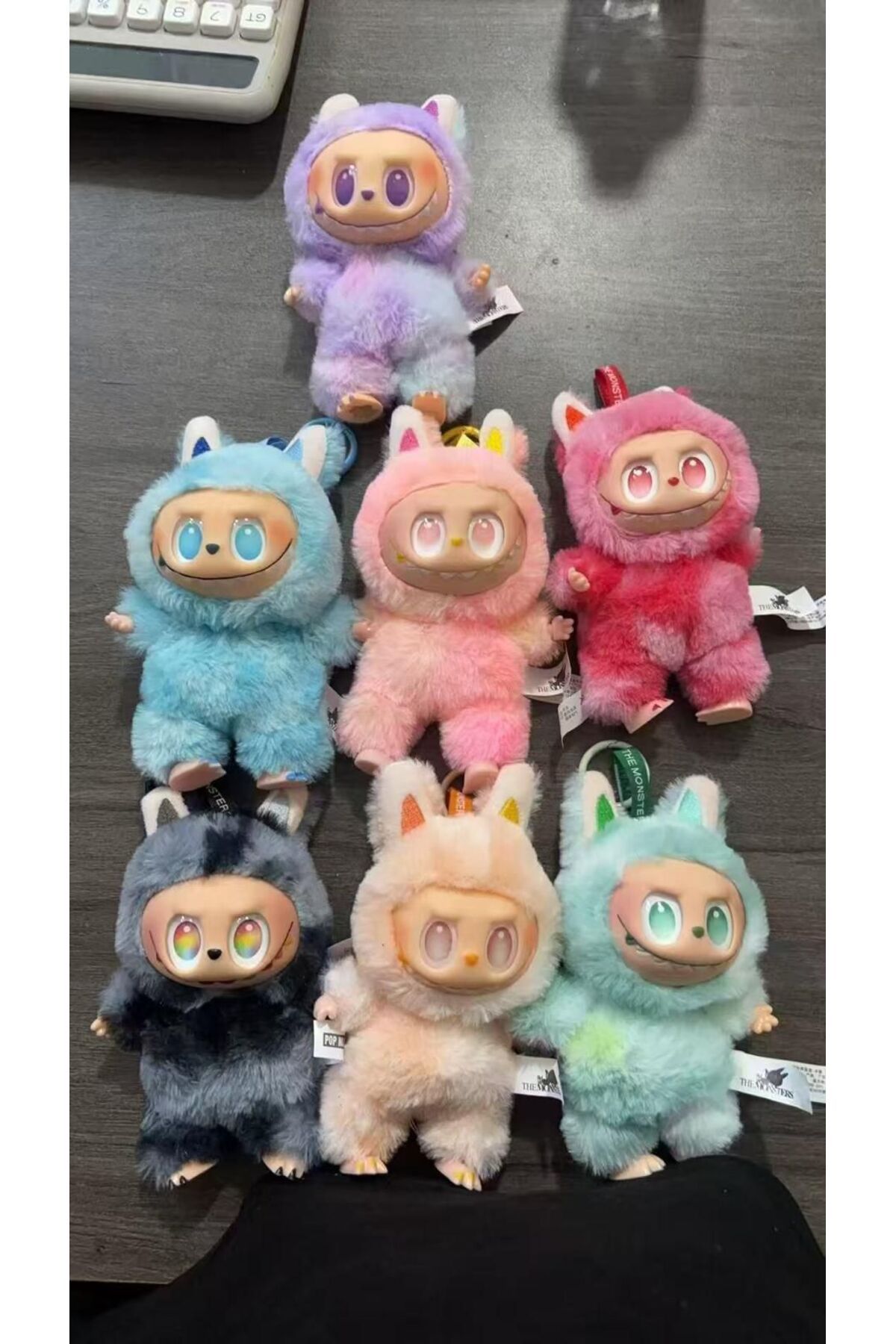 Pop Mart Labubu Have A Seat, Exciting Macaron The Monsters, Biginto Energy Labubu Sürpriz Renklerle