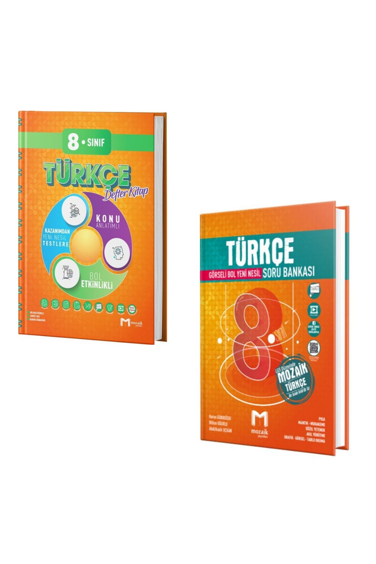 Mozaik Yayınları Mozaik Yayınları 8. Sınıf Türkçe Defter Kitap ve Soru Bankası