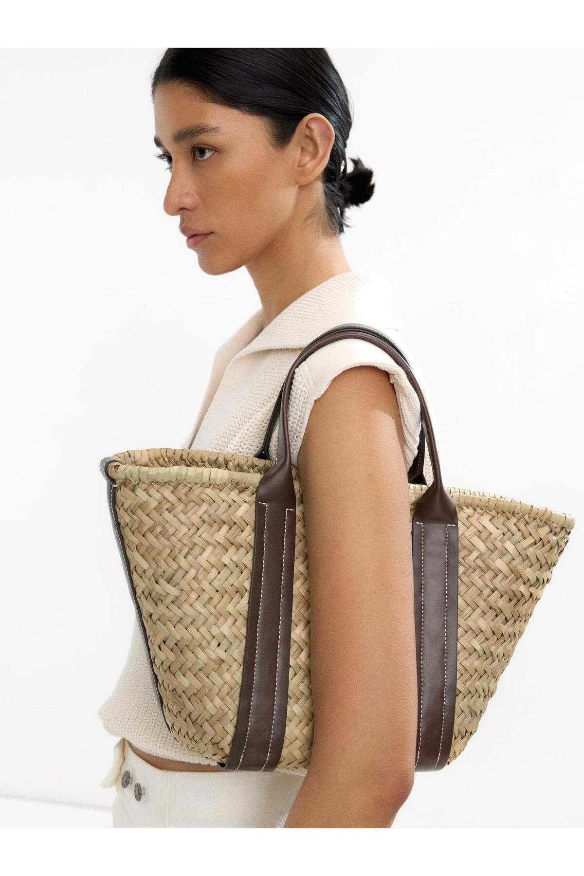 PARFOIS Hasır Shopper Çanta