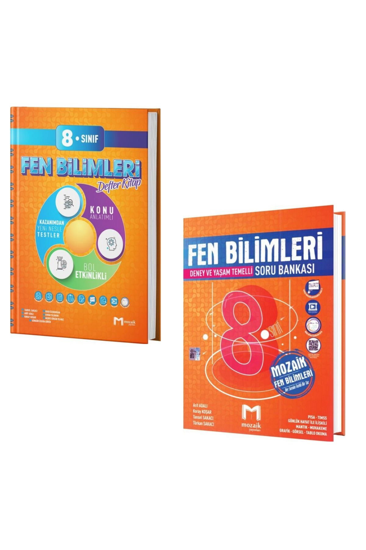 Mozaik Yayınları Mozaik Yayınları 8. Sınıf Fen Bilimleri Defter Kitap ve Soru Bankası