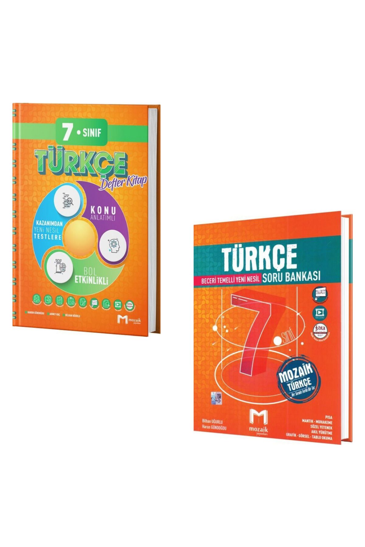 Mozaik Yayınları Mozaik Yayınları 7. Sınıf Türkçe Defter Kitap ve Soru Bankası