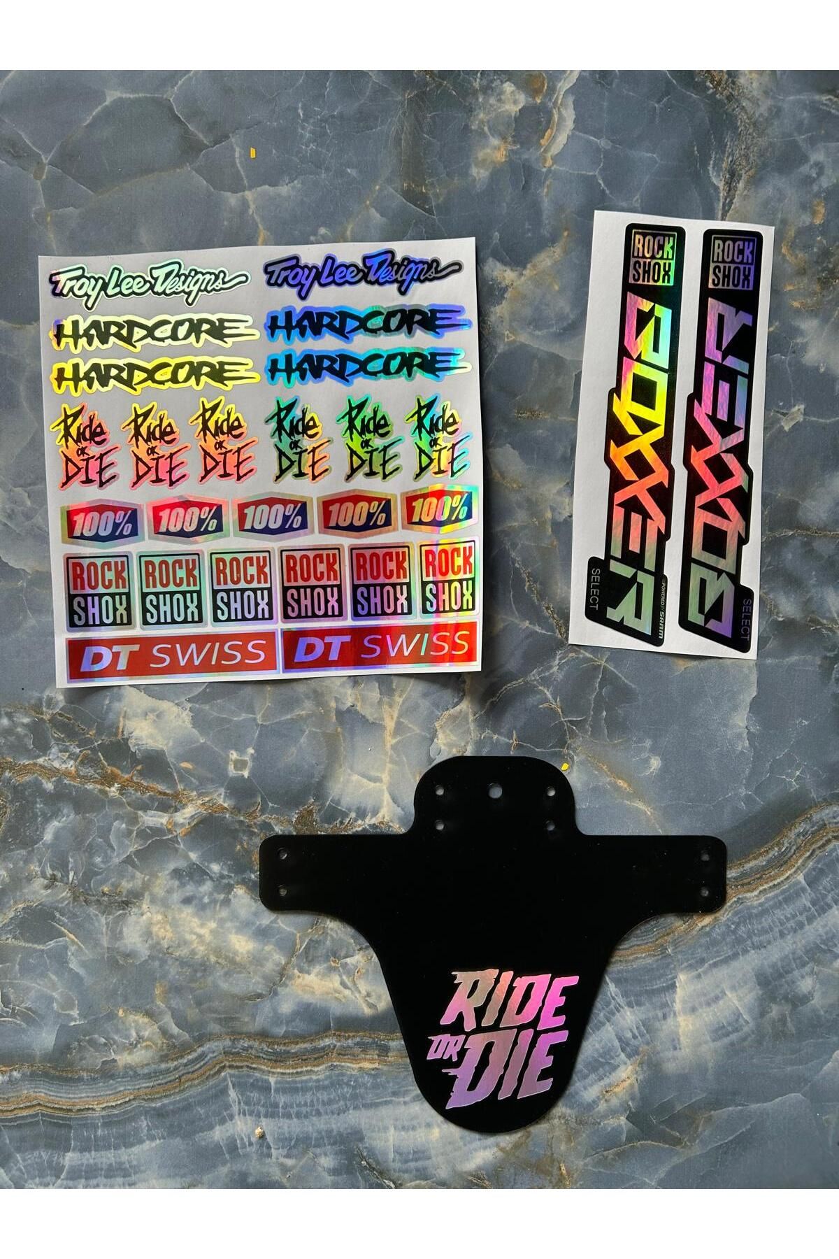 shop Hologram Bisiklet Sticker Seti