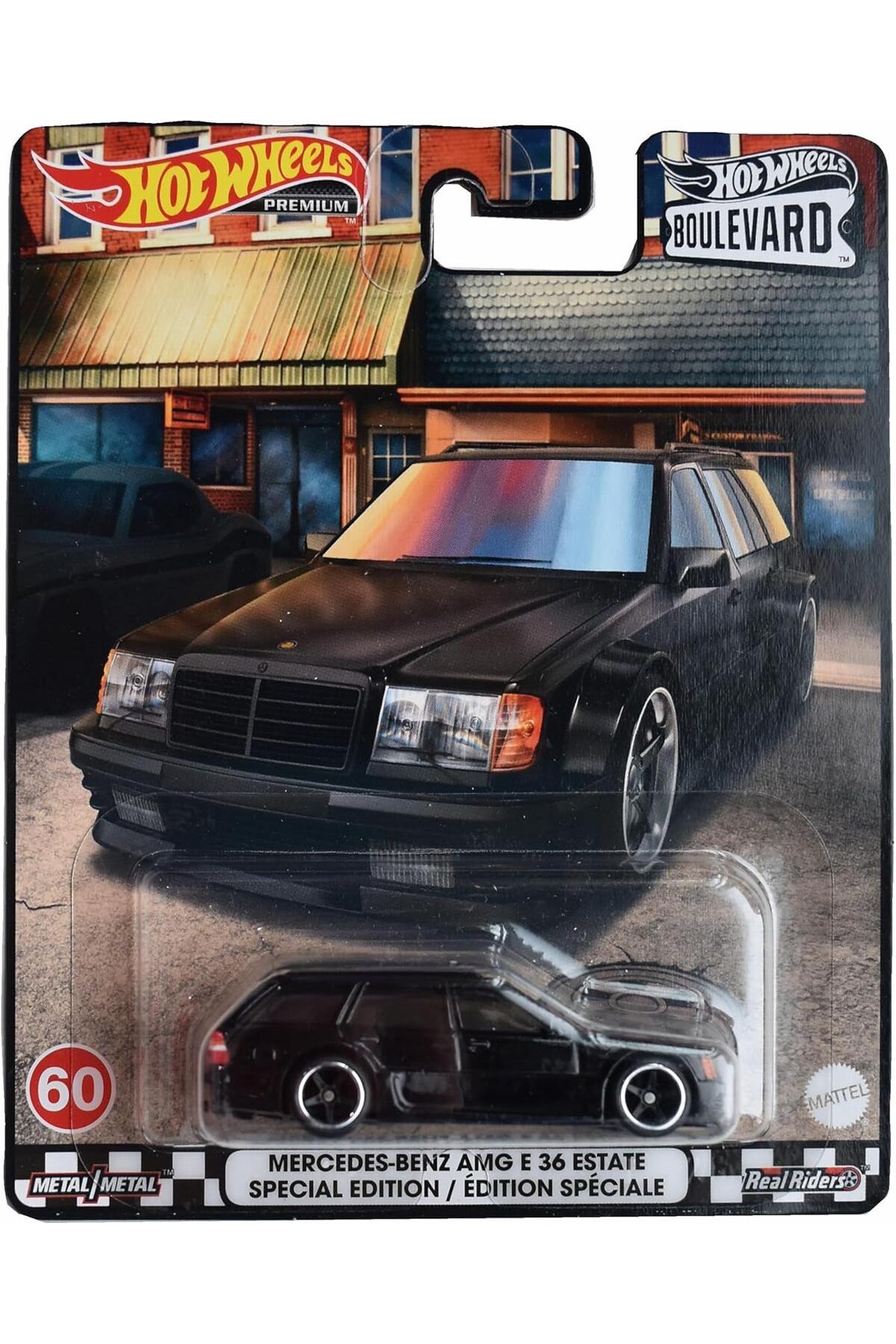 HOT WHEELS Premium Boulevard ''60'' - Mercedes-Benz AMG E 36 Estate Special Edition HCR05