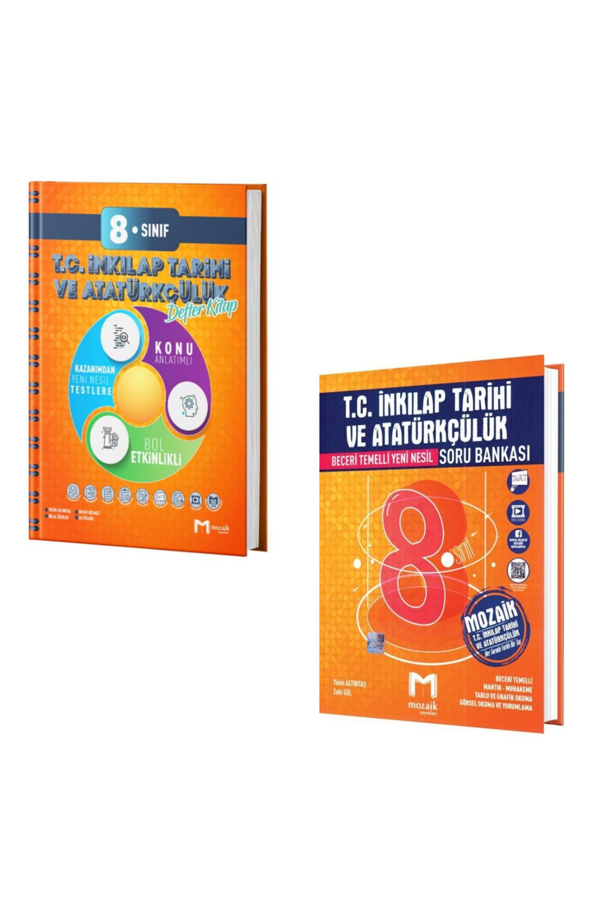 Mozaik Yayınları Mozaik Yayınları 8. Sınıf İnkılap Tarihi Defter Kitap ve Soru Bankası