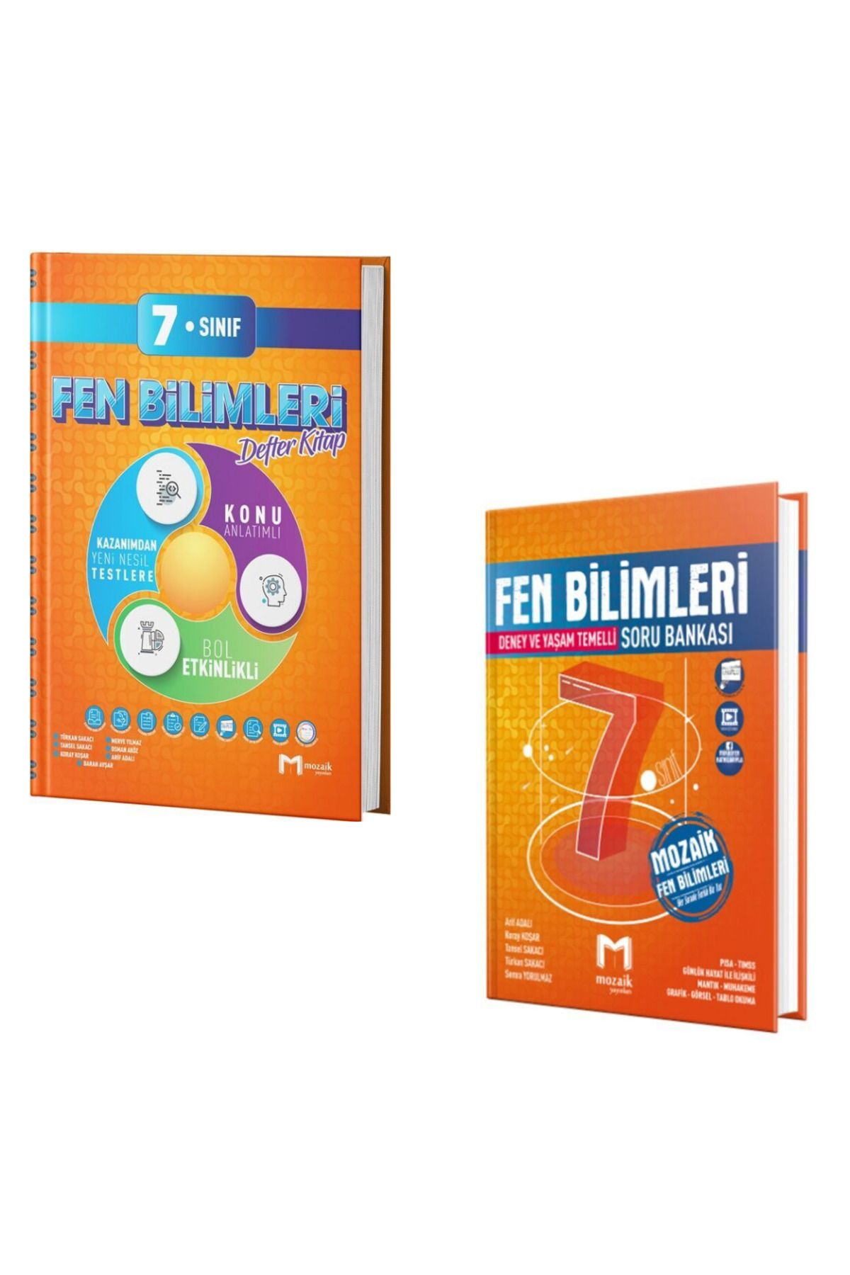 Mozaik Yayınları Mozaik Yayınları 7. Sınıf Fen Bilimleri Defter Kitap ve Soru Bankası
