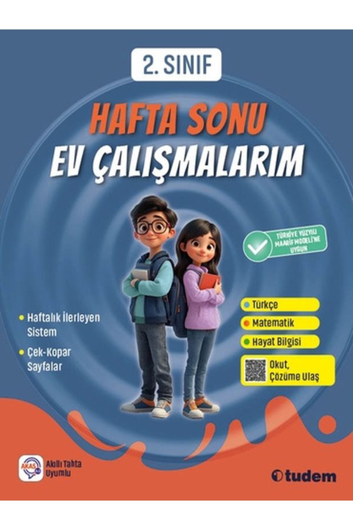 Tudem Yayınları 2. Sınıf Hafta Sonu Ev Çalışmalarım - Maarif Modeli Müfredat