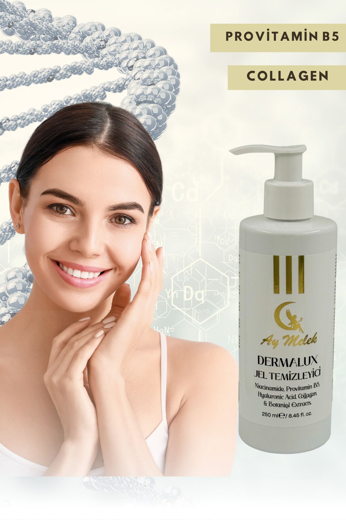AYMELEK Aydınlatıcı Siyah Nokta ve Leke Karşıtı Nemlendiricili Temizleyici (250 ml) Jel