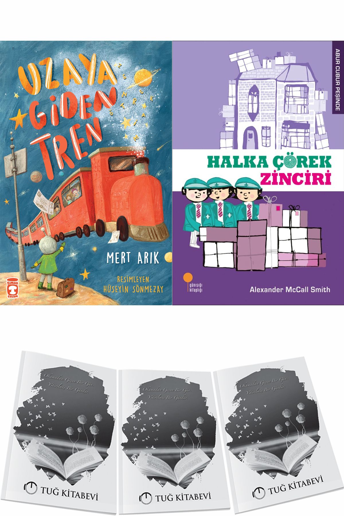 Timaş Çocuk Uzaya Giden Tren ve Halka Çörek Zinciri + Hediyeli