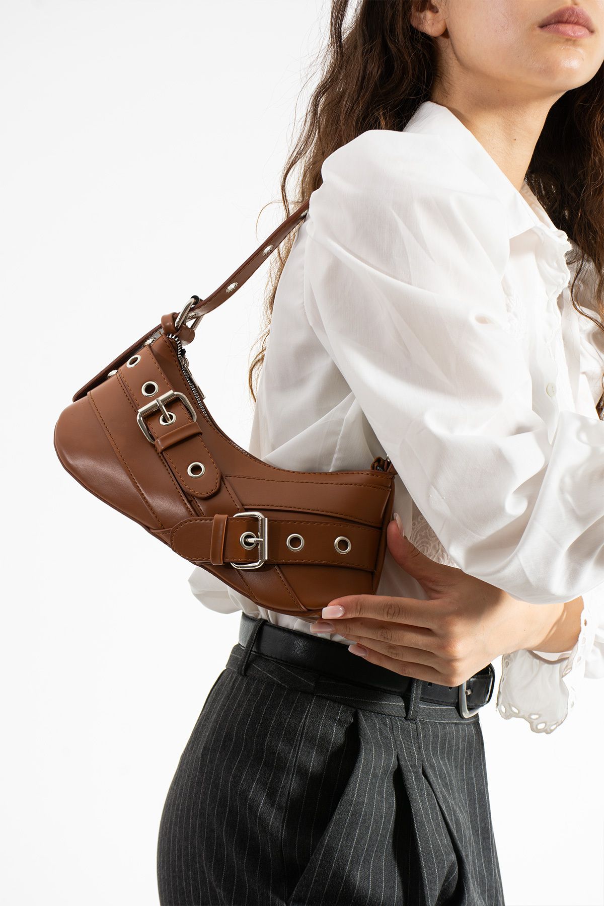 Kaya Bag Taba Kadın Omuz ve Kol Çanta 13x30 Ebatı