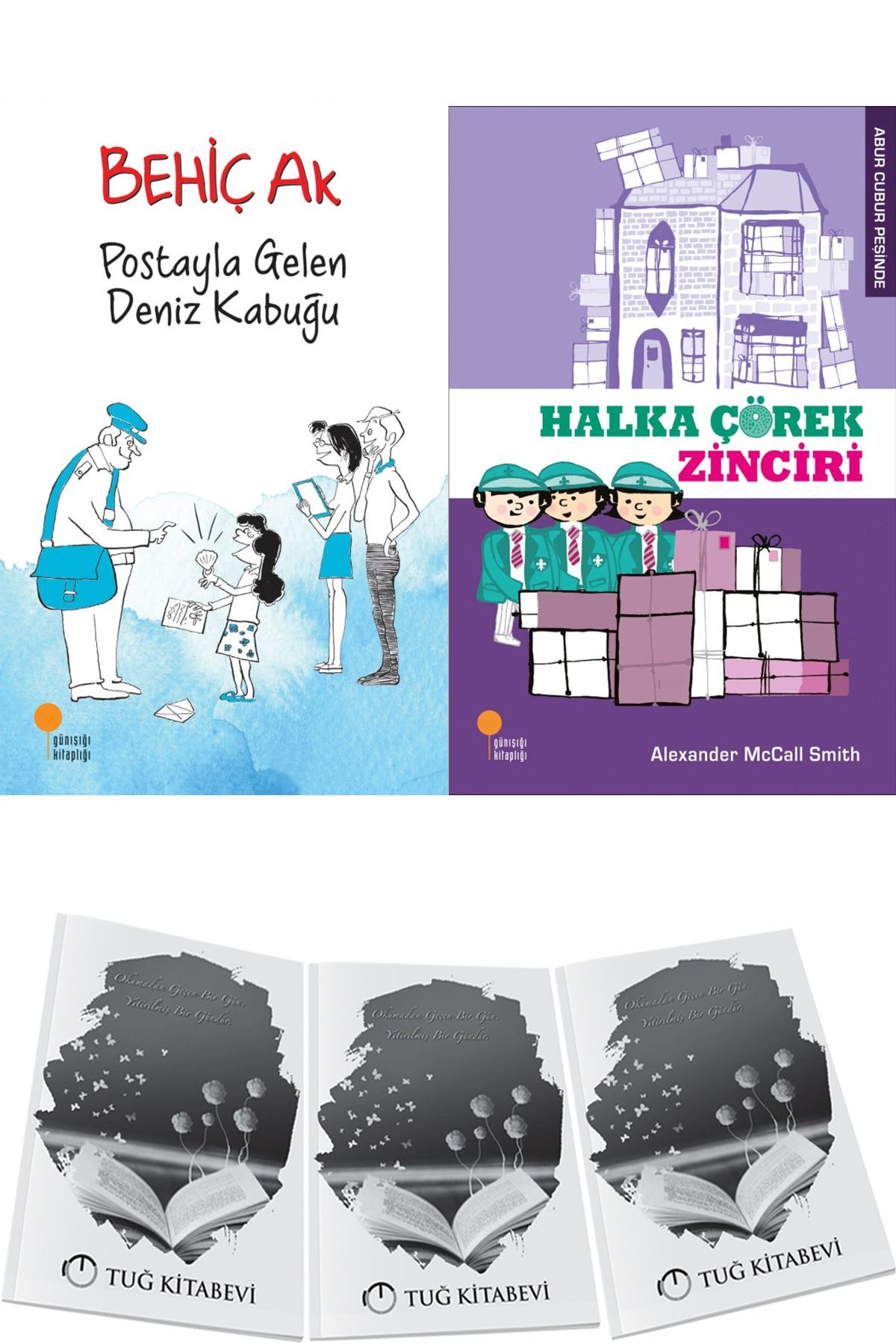 Günışığı Kitaplığı Postayla Gelen Deniz Kabuğu ve Halka Çörek Zinciri + Hediyeli