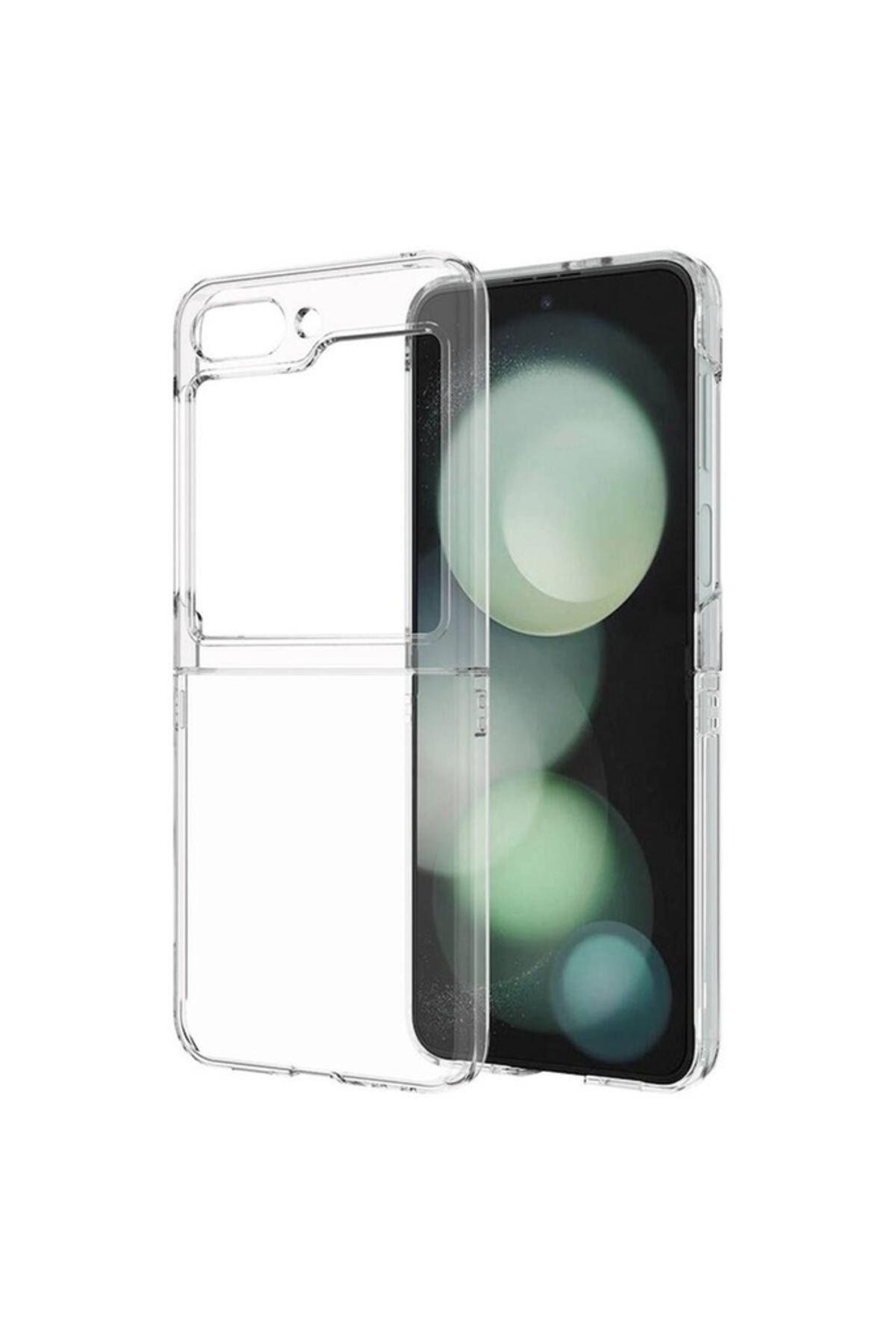 Megafox Teknoloji Samsung Galaxy Z Flip 5 Uyumlu Kılıf Droga Kapak