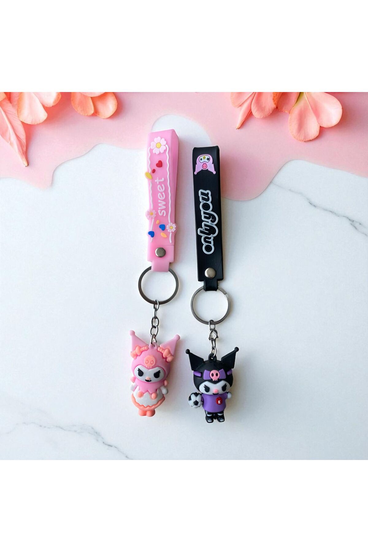 AYDA STORE Tatlı & Asi Kuromi Çift Anahtarlık