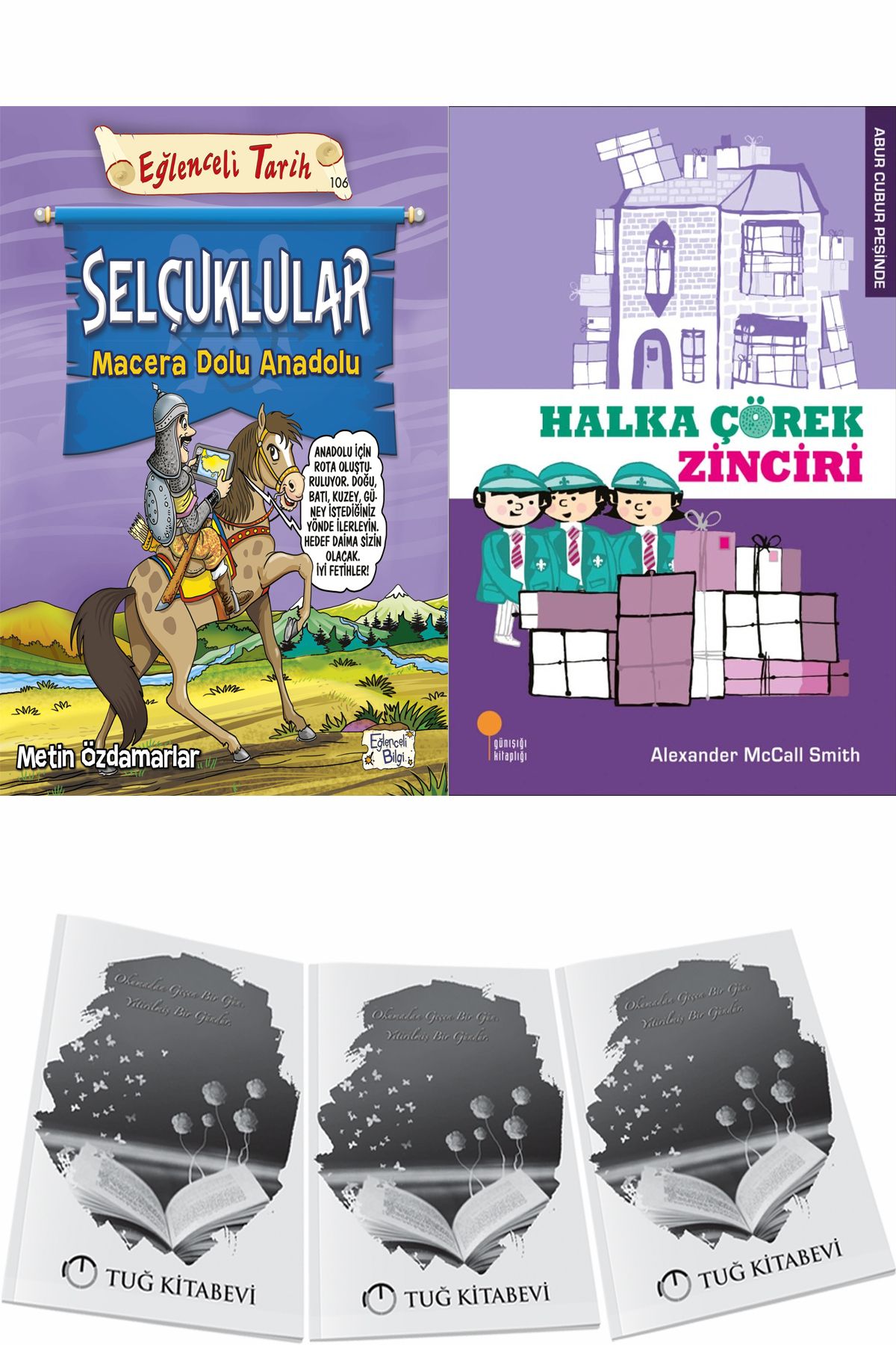 Eğlenceli Bilgi Yayınları Selçuklular Macera Dolu Anadolu ve Halka Çörek Zinciri + Hediyeli