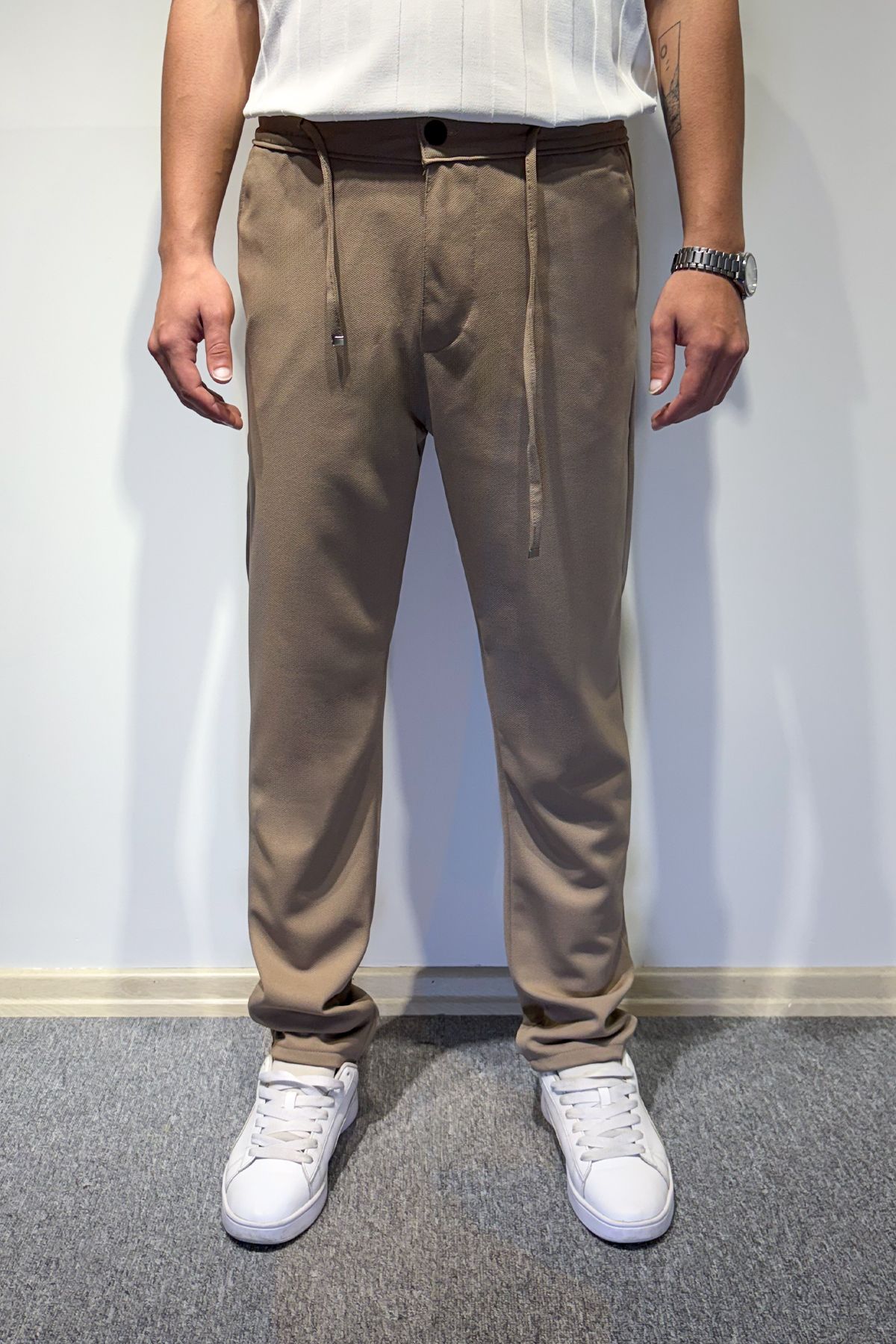 THE DOGI PETEKLİ KUMAŞTAN REGULAR FİT PANTOLON