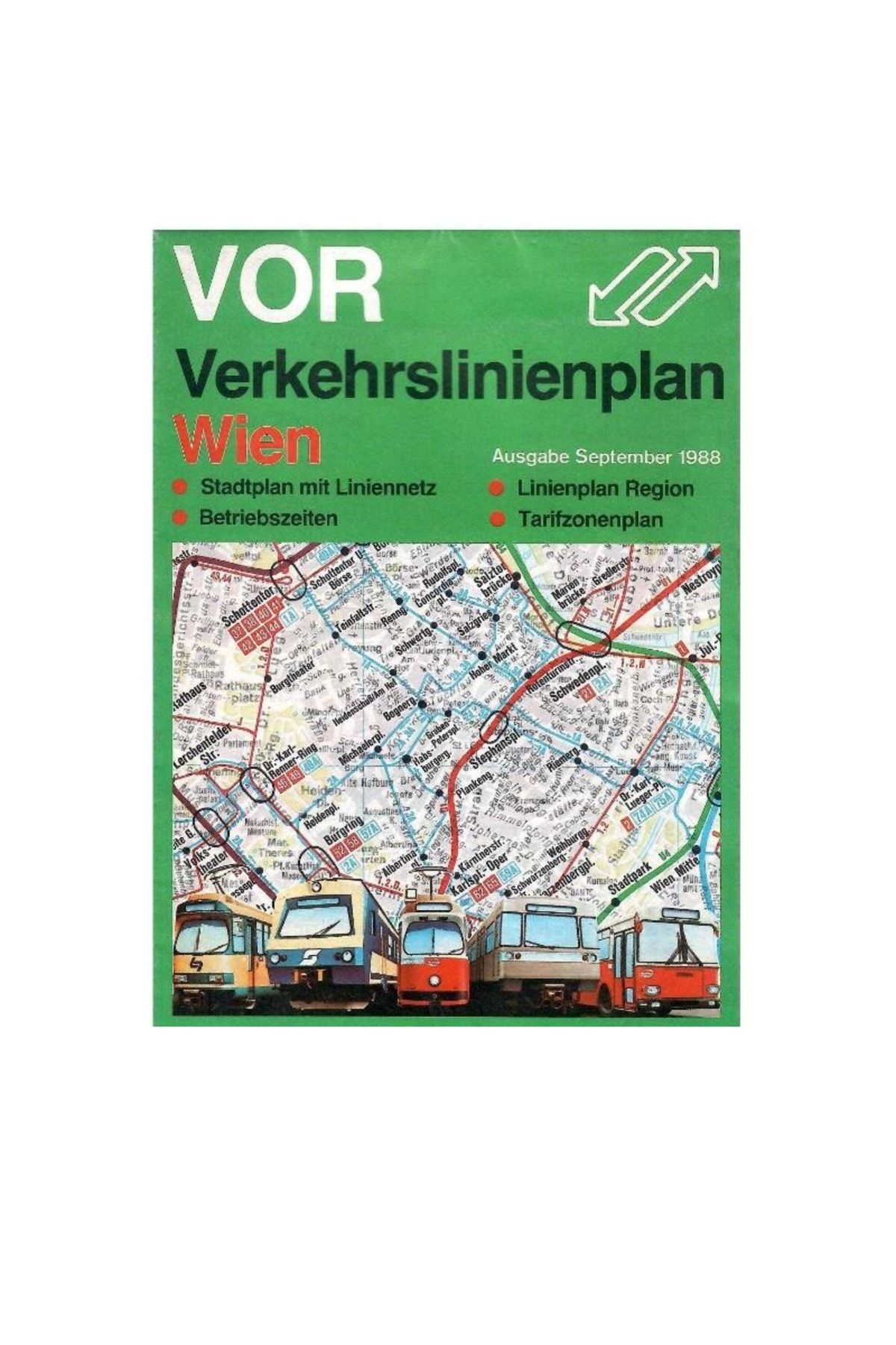 Türk Dil Kurumu Yayınları Wien - Map Verkehrslinienplan