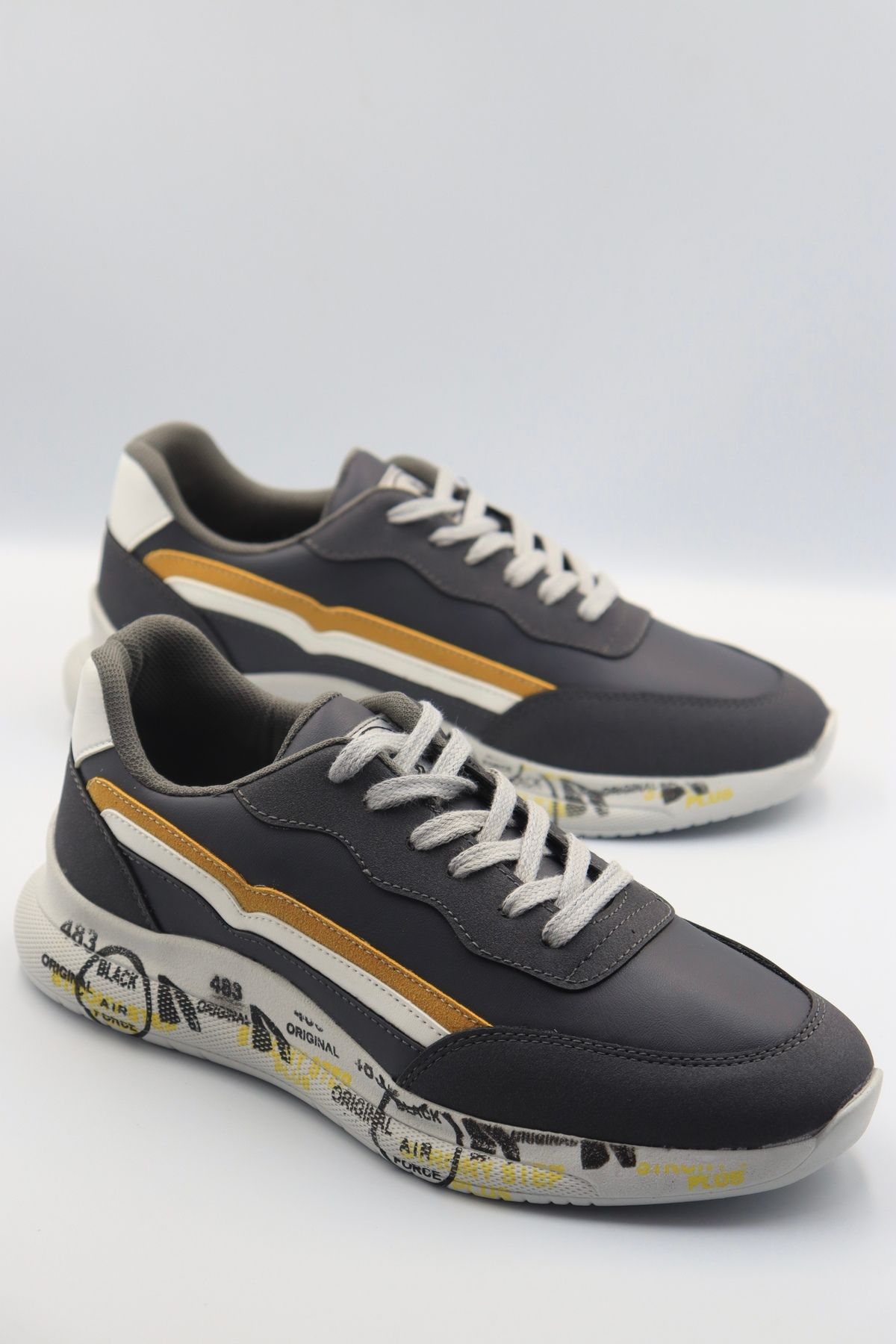 Krest Erkek Sneaker Gri Ayakkabı
