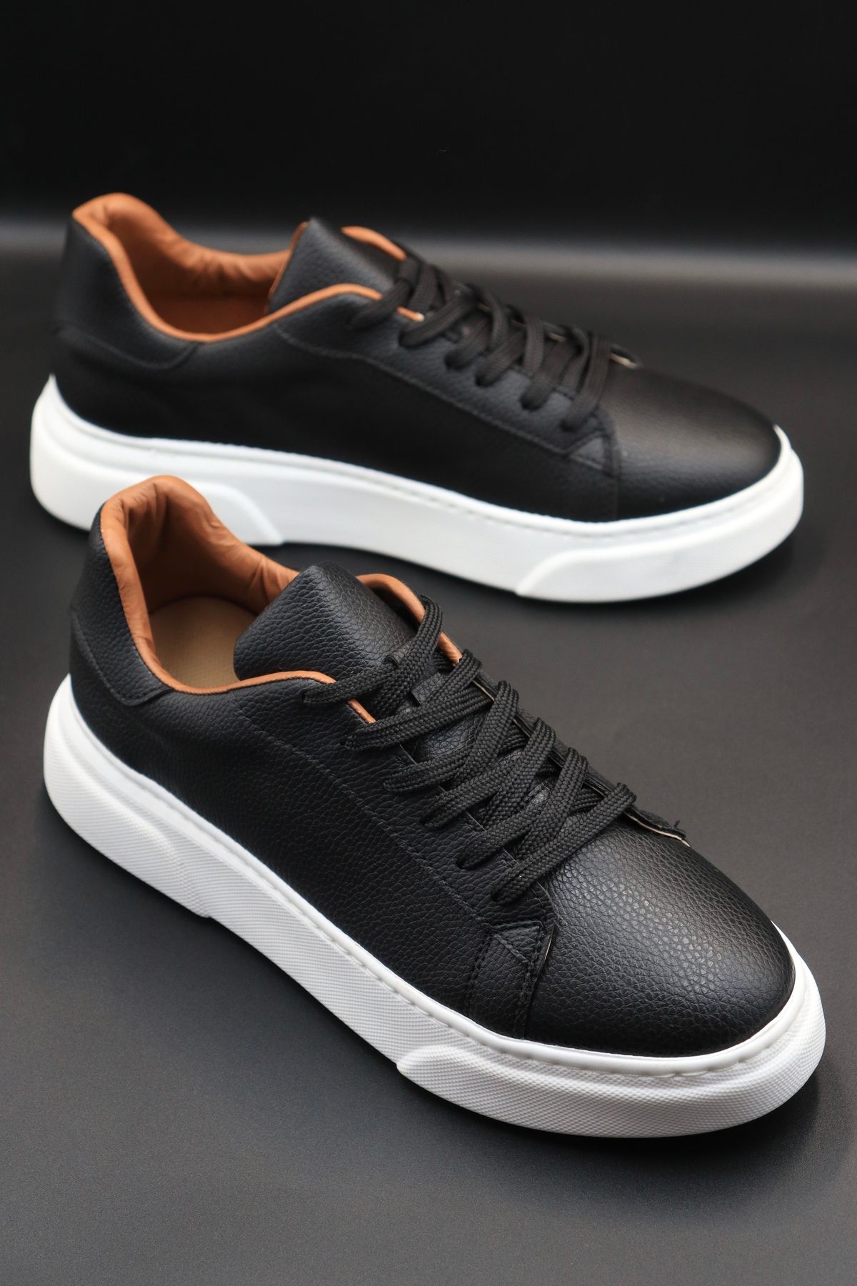 Krest Erkek Sneaker Siyah Ayakkabı