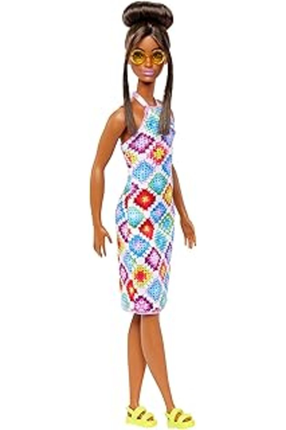 Mu Art Ahşap Barbie Büyüleyici Parti Bebekleri (Fashionistas) - Uzun Mavi Elbiseli Bebek