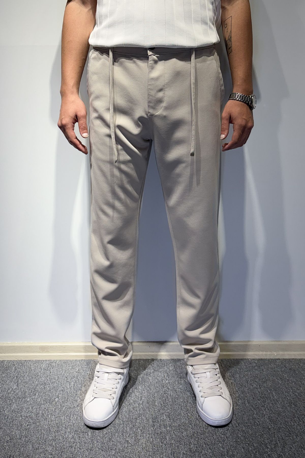 THE DOGI PETEKLİ KUMAŞTAN REGULAR FİT PANTOLON