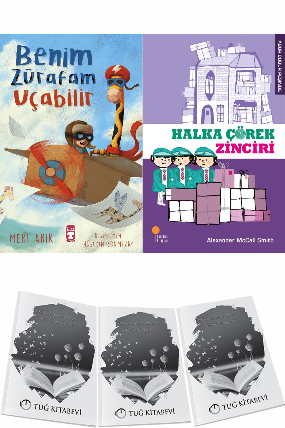 Timaş Çocuk Benim Zürafam Uçabilir ve Halka Çörek Zinciri + Hediyeli