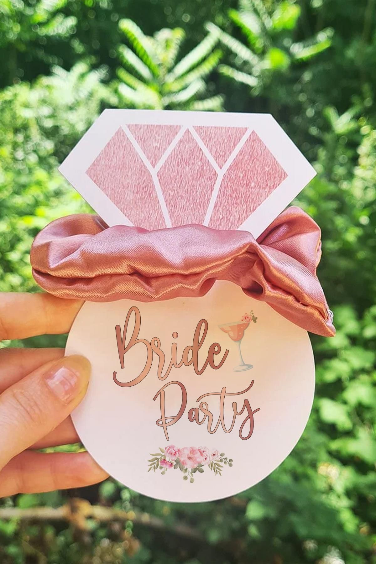 PEKSHOP Hediyelik Saten Simit Toka Bride Party Hediyesi Saten Toka 10lu