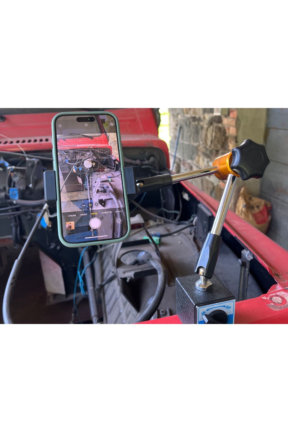 talaşoğlu Kadran Gösterge Kolu için Telefon Montajı - Fotoğraf ve Video