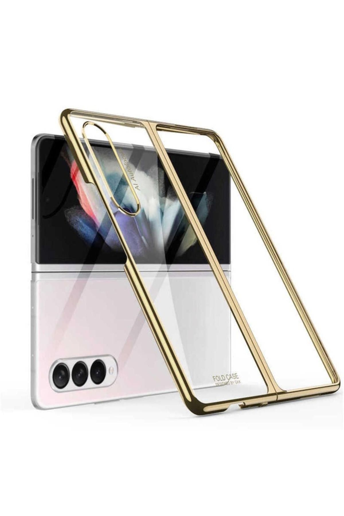 Megafox Teknoloji Samsung Galaxy Z Fold 3 Uyumlu Kılıf Kıpta Kapak