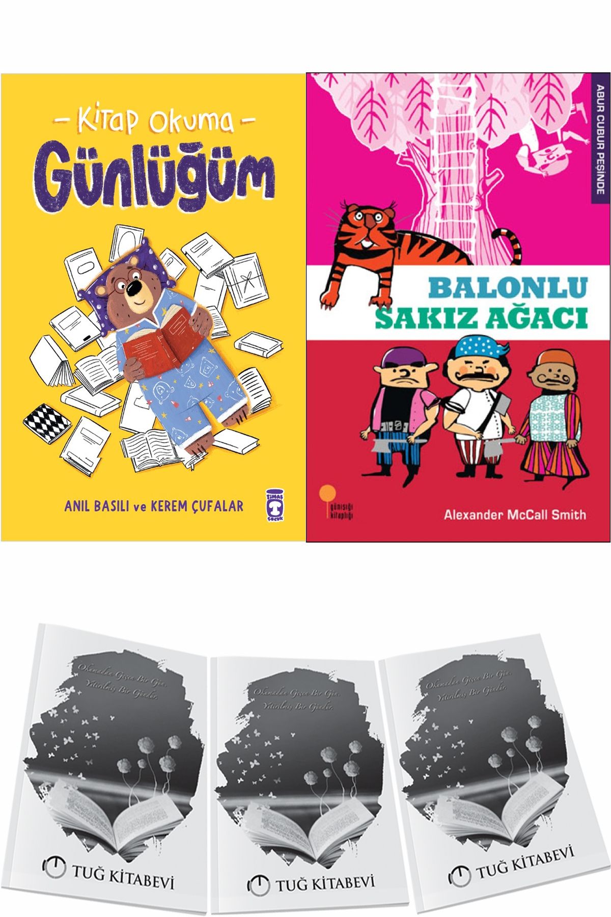 Timaş Çocuk Kitap Okuma Günlüğüm ve Balonlu Sakız Ağacı + Hediyeli