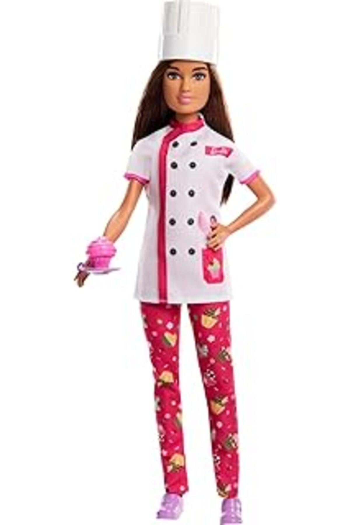 Mu Art Ahşap Barbie Pasta Şefi Barbie Pasta Şefi Ve Aksesuarları, Pasta Şefi Kariyer Bebeği Hkt67